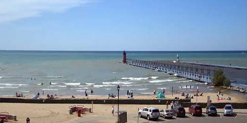 Playa del lago Michigan webcam - South Haven