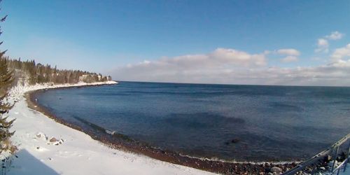 Beach in a beautiful bay in the suburbs of Tofte Webcam