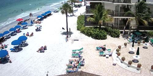 Playa en la costa de Lido Key webcam - Sarasota