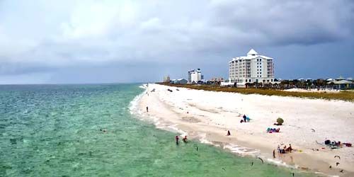 Beaches on the island of Santa Rosa webcam - Pensacola