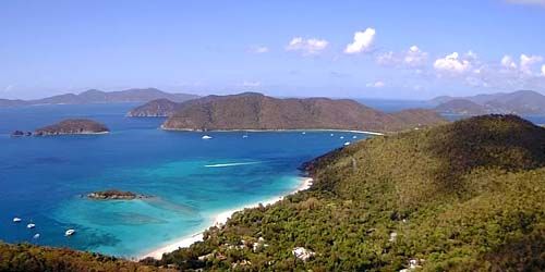 Cinnamon Bay, Little Maho y Francis, playas costeras webcam - Islas vírgenes americanas