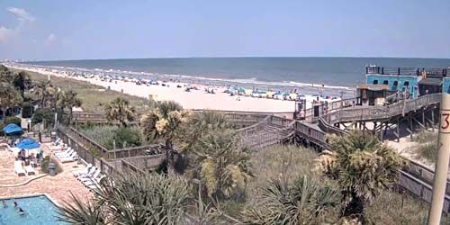 The beaches on the Atlantic coast webcam - Myrtle Beach