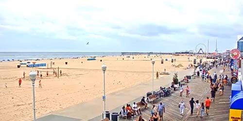 Promenade avec plages webcam - Ocean City
