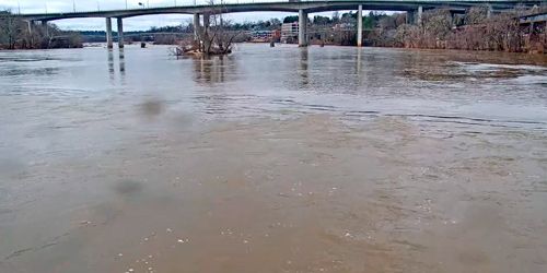Pont suspendu de Belle Isle webcam - Richmond