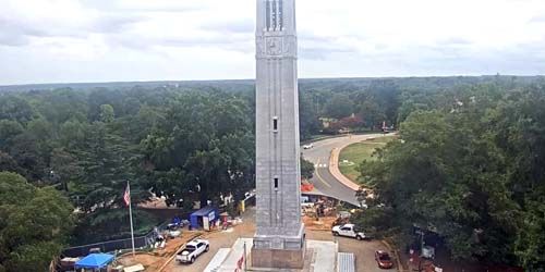 University Memorial Belltower webcam - Raleigh