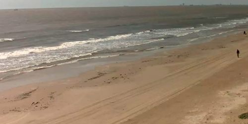 Beaches on Bolivar Peninsula webcam - Houston
