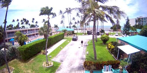El territorio del hotel Breezy Palm resort Islamorada webcam - Miami
