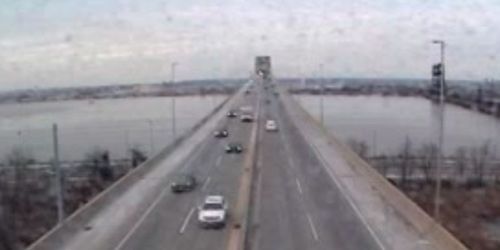 Puente de la bahía, puente conmemorativo Vincent R. Casciano webcam - Newark