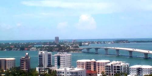 Le pont John Ringling Causeway webcam - Sarasota