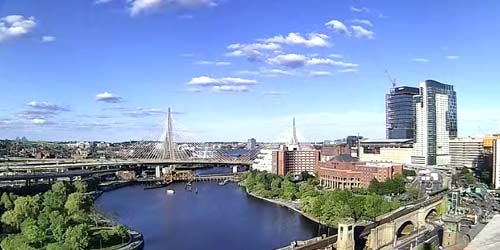 Pont Leonard Zakim webcam - Boston