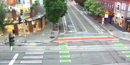 cruce E Pike St y Broadway webcam - Seattle