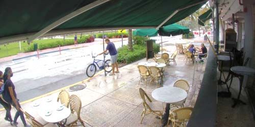 USA Miami Street Cafe live webcam