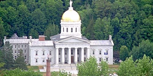 USA Montpelier Vermont State Capitol Building live cam