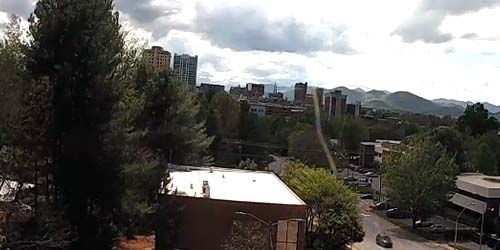 Centro de la ciudad desde la oficina de una empresa webcam - Asheville