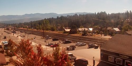 City center, view of the railway station webcam - Truckee