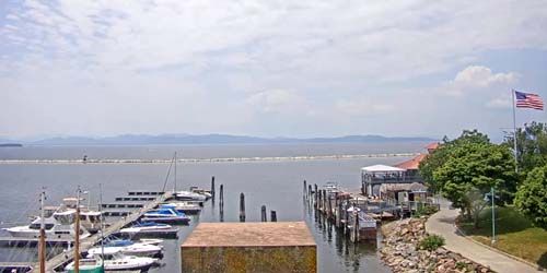 Pier on Lake Champlain webcam - Burlington