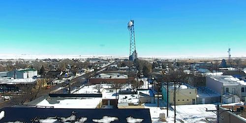 View of the city from above webcam - Limon