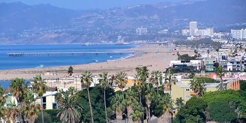 Vue panoramique sur le littoral webcam - Los Angeles