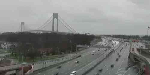 LIVE: Verrazzano-Narrows Bridge as seen from Mid Island - New York