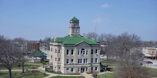 Palacio de justicia del condado de Appanos webcam - Centerville