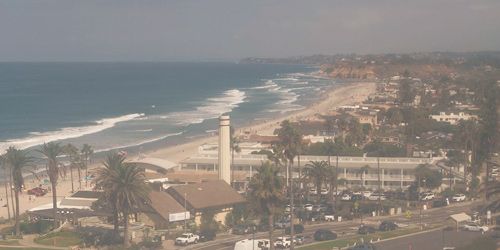 Beaches on the Del Mar coast webcam - San Diego