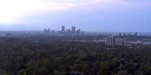 Downtown, panorama from above webcam - Denver