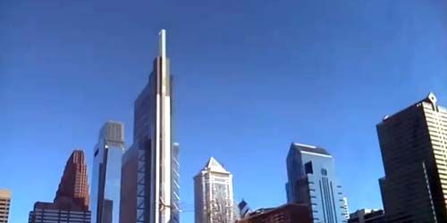Centro, vista de rascacielos webcam - Philadelphia