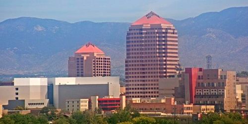Centre-ville, l'hôtel Clyde, Albuquerque Plaza Webcam