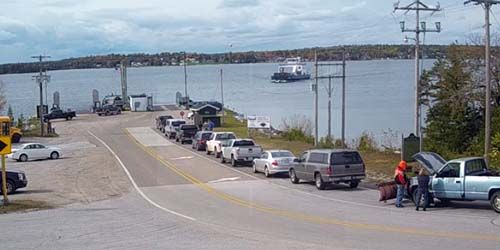 Traversée en ferry de l'île Drummond webcam - Mackinaw City
