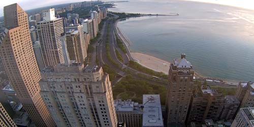 Terraplén del lago Michigan webcam - Chicago