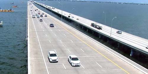 Puente Howard Frankland webcam - Tampa