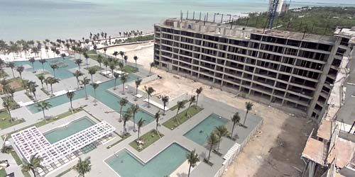 Pools at the Garza Blanca Cancun Hotel webcam - Cancun
