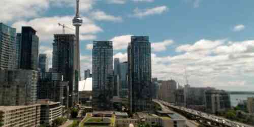LIVE: Harbourfront - CN Tower view - Toronto