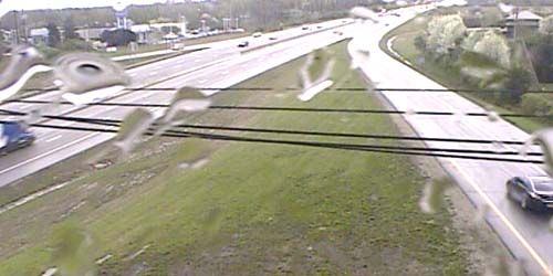 Movimiento de transporte en la autopista i-75 webcam - Cincinnati
