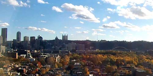 Hill District - panorama depuis une hauteur webcam - Pittsburgh