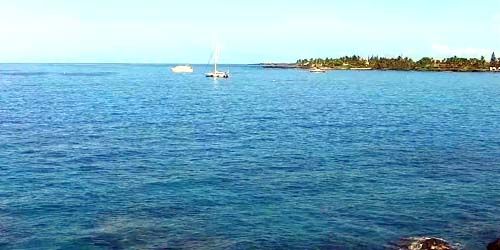 Holualoa Bay depuis le Royal Kona Resort webcam - Hilo