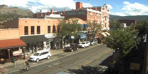Hotel Strater en Main Ave webcam - Durango