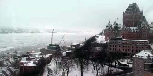 Elite hotel Chateau Frontenac webcam - Quebec