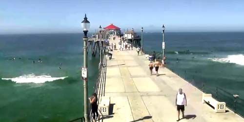 Jetée de Huntington Beach Webcam
