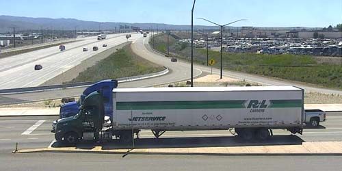 I-84 highway, exit from the bridge webcam - Boise