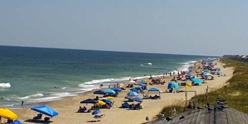 Kure Beach - beaches of the Atlantic coast webcam - Wilmington