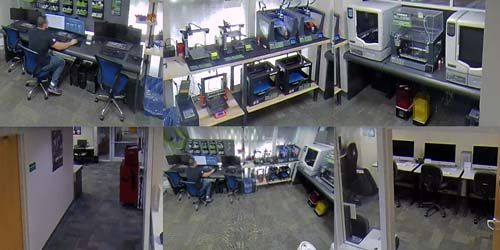 Innovation laboratory in Stetson University webcam - DeLand