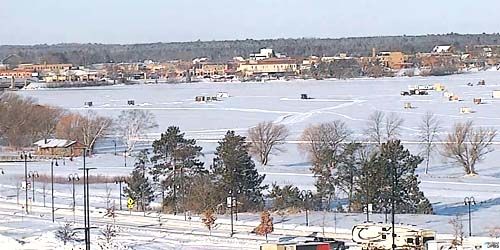 Panorama del lago desde arriba webcam - Bemidji