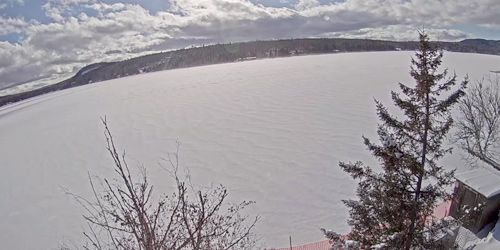 Vista panorámica del lago Back Webcam