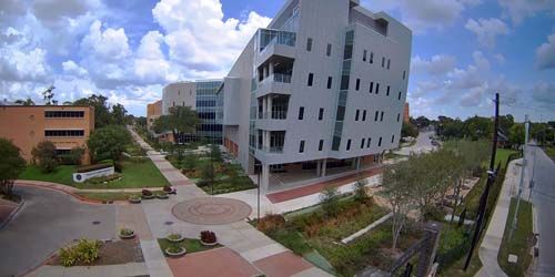 Nuevo centro de aprendizaje de la biblioteca webcam - Houston