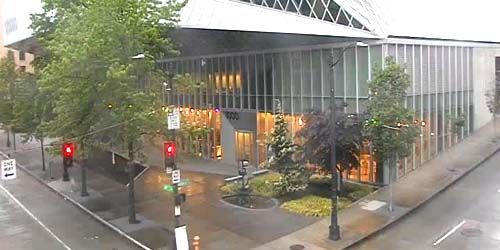 Seattle Public Library-Central Library webcam - Seattle