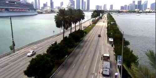 MacArthur Causeway Bridge webcam - Miami