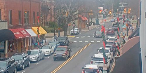 Quartier historique de Waynesville Main Street webcam - Asheville