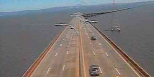 LIVE: San Mateo-Hayward Bridge in San Mateo - San Francisco