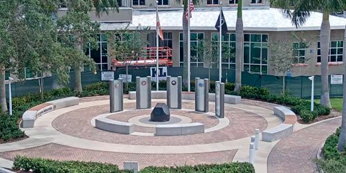 Monumento a los Veteranos en Júpiter Webcam